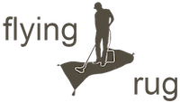 Flying Rug – Carpet Cleaner, Life's messy. We clean it up! Logo